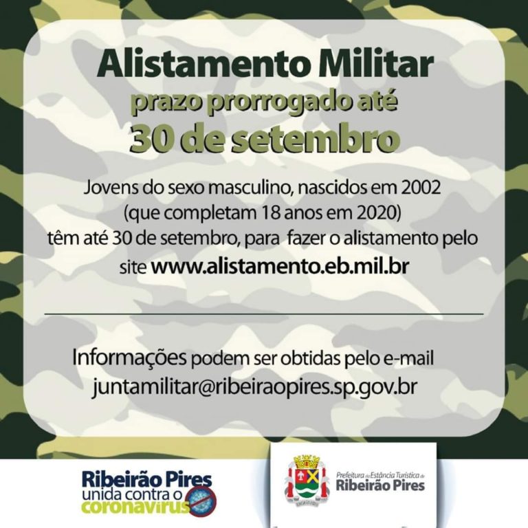 Prazo Para Alistamento Obrigat Rio Ao Servi O Militar Ampliado